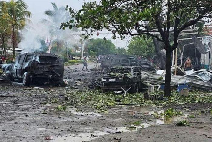 Suman 3 muertos y 6 lesionados, tras ataque explosivo contra la Policía Comunitaria de Coahuayana