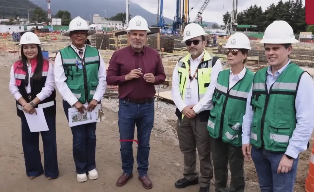 Supervisan avances del Hospital Regional del IMSS en Zitácuaro; concluirá este año