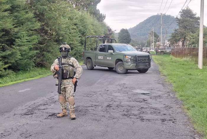 Tarde de fuego en Tiamba: dos delincuentes caen ante el Ejército, en el municipio de Uruapan