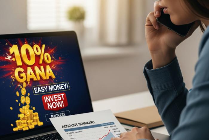 ¿Te dicen que ganarás 10% con tus ahorros? ¡Cuidado, puede ser estafa! Conoce formas seguras de hacer crecer tu dinero