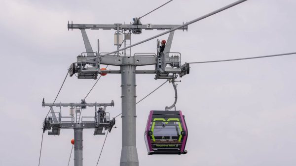 Teleférico de Morelia alcanza 85 % de avance; entra en etapa de pruebas