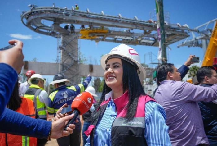 Teleférico de Morelia, con un 29 % de avance: Gladyz Butanda