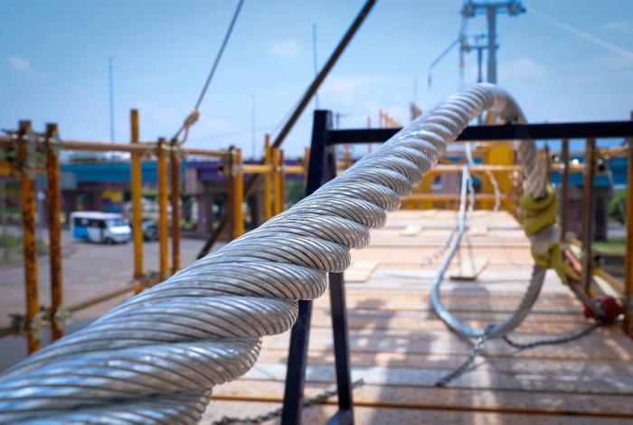 Teleférico de Morelia concluye empalme del cable portador; iniciará pruebas electromecánicas