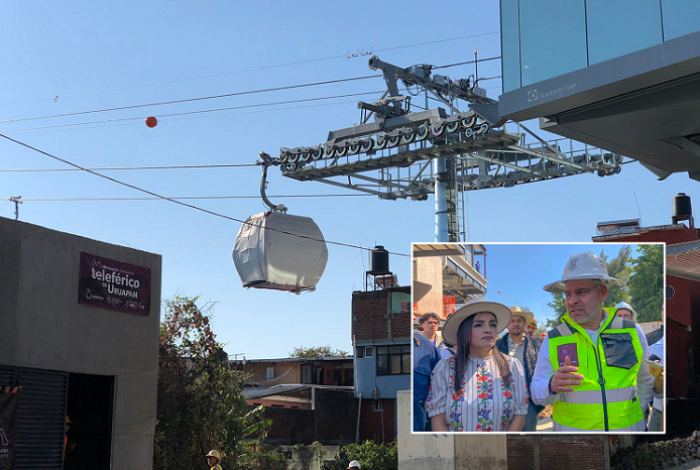 Teleférico de Uruapan a la espera de que certifiquen la obra para poder inaugurarla