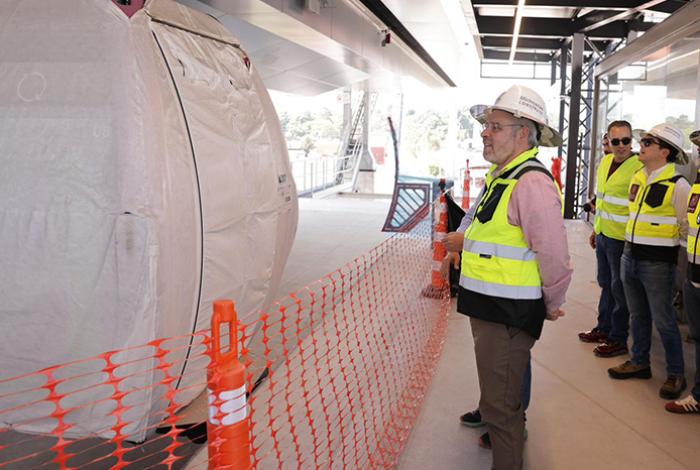 Teleférico de Uruapan alcanza el 99.4% de avance; Bedolla supervisa la obra junto con legisladores