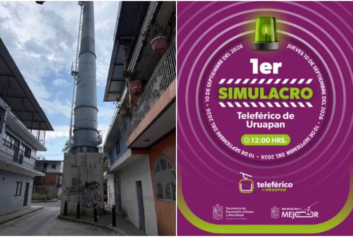 Teleférico de Uruapan realizará su primer simulacro de sismo para fortalecer sus protocolos de seguridad