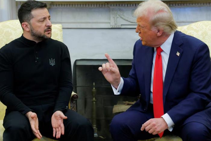 Termina en insultos cita de Trump y Zelensky
