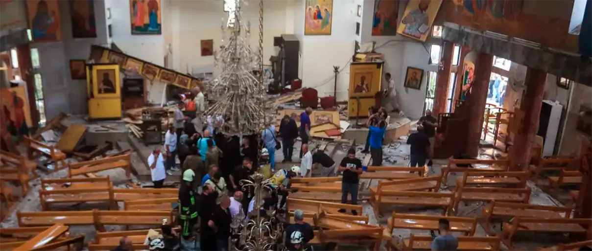 Terror en Siria: Atentado suicida en iglesia deja más de 20 muertos