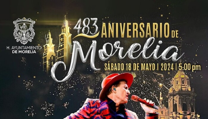 Todo listo para el 483 aniversario de Morelia