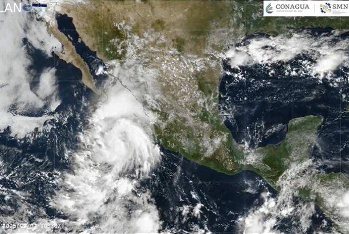 Tormenta Lorena tocaría tierra como huracán categoría 1 esta semana