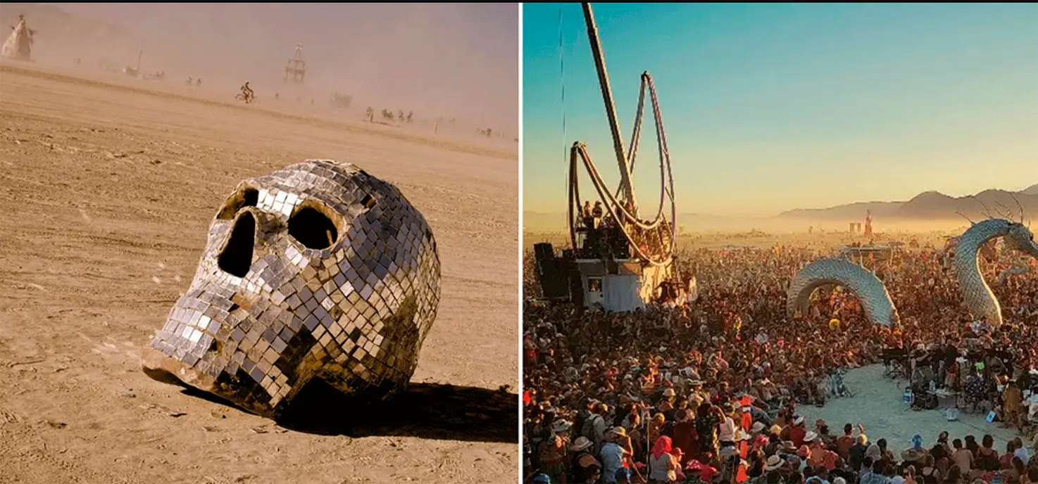 Tragedia en el desierto: hallan a un hombre sin vida durante festival artístico