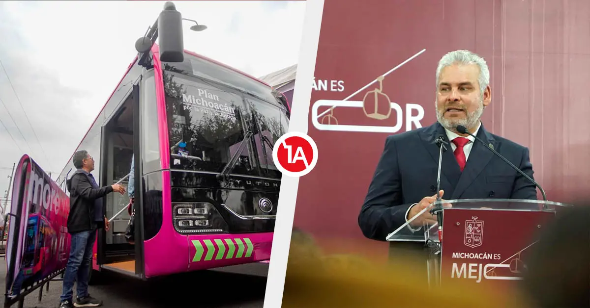 Transporte público en Morelia ampliaría horario con operación de teleférico y Morebús: Bedolla
