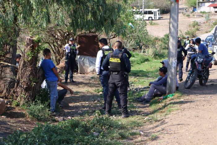 Tras denuncias por inseguridad, Policía de Morelia despliega operativo en Chiquimitío