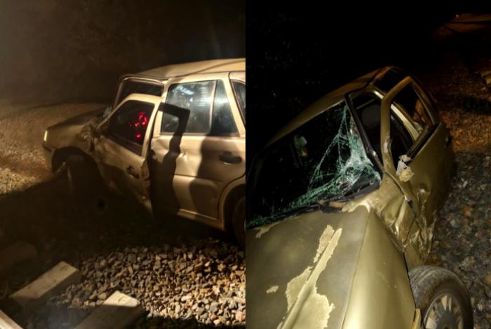 Tren embiste vehículo que trató de ganarle el paso, en Taretan; conductor alcanza salir