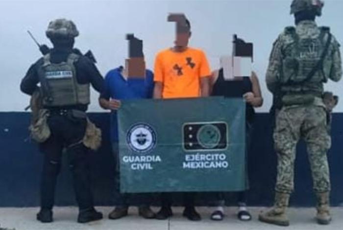 Tres detenidos con armamento en Operación Apatzingán: SSP