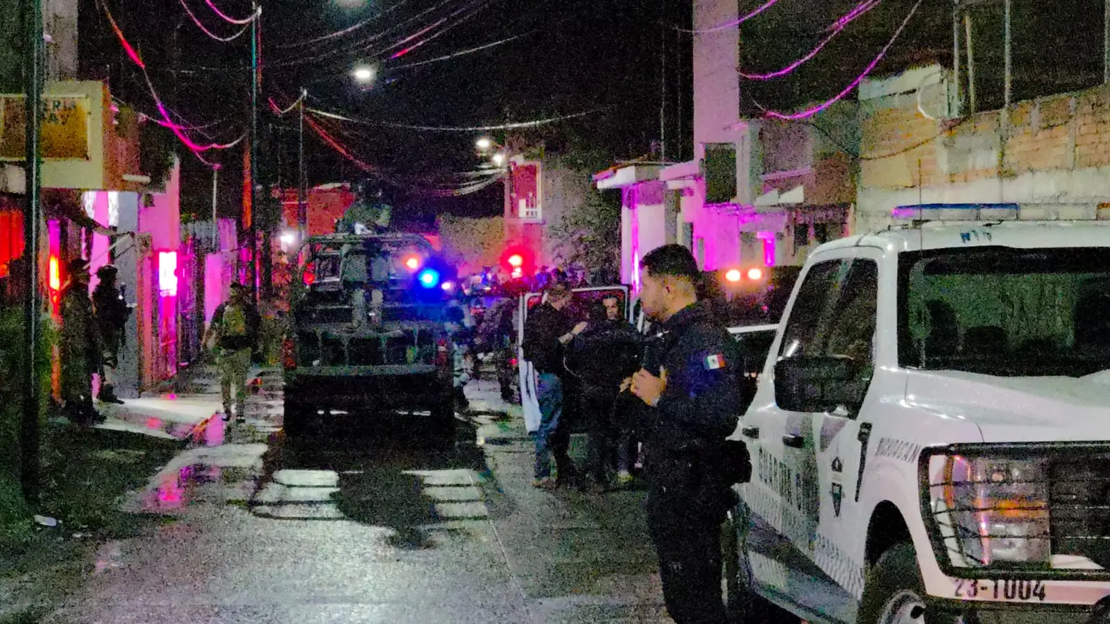 Tres detenidos, saldo de la balacera en Morelia