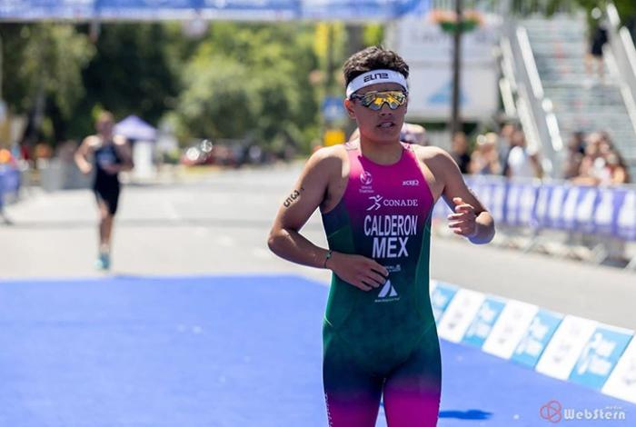 Triatleta Pablo Joel Calderón, con ilusión al Mundial Junior de Pontevedra, España