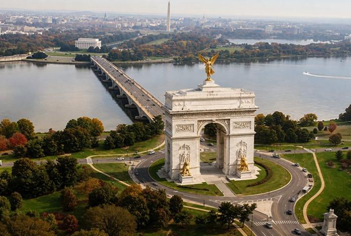 Trump iniciará la construcción de un arco de triunfo en Washington