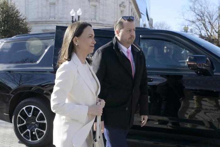 Trump recibe a María Corina Machado en Washington