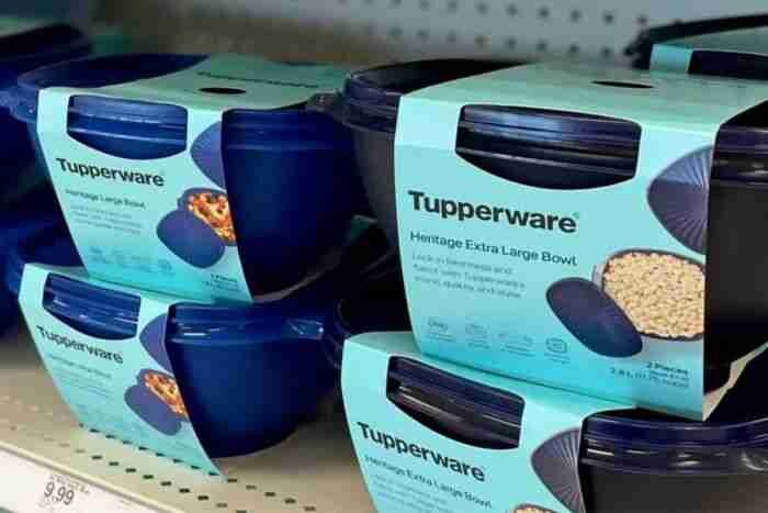  Tupperware, la icónica firma de recipientes de plástico, va a la quiebra