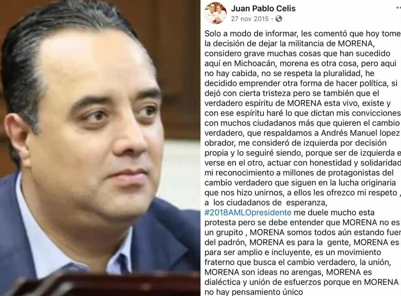 Un Cáncer dentro de MORENA llamado Celis