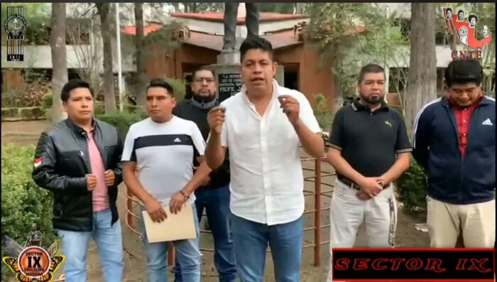 Va Sector IX por oficinas sindicales de la CNTE Michoacán