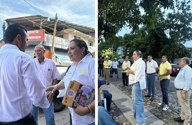 Verónica García refuerza presencia del PRD en Apatzingán; prepara encuentro regional