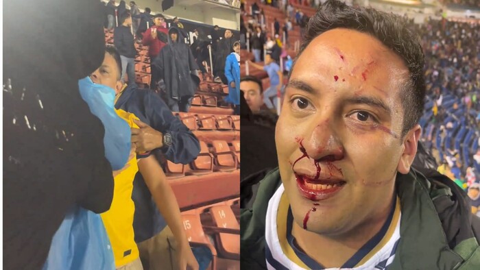  #Video | Americanistas violentan a fanáticos del Pumas durante el clásico capitalino