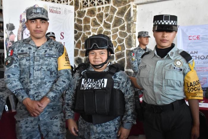 Video | Ejército Mexicano y la Guardia Nacional realizan actividades de Labor Social en Uruapan