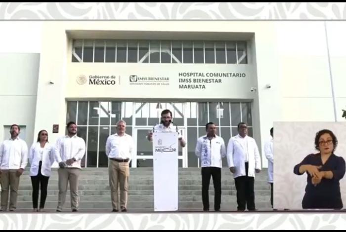 #Video | Gobierno de México inaugura hospital comunitario de Maruata en Michoacán del IMSS Bienestar