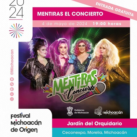 #Video | Hoy, Mentiras el Concierto llega al Festival Michoacán de Origen