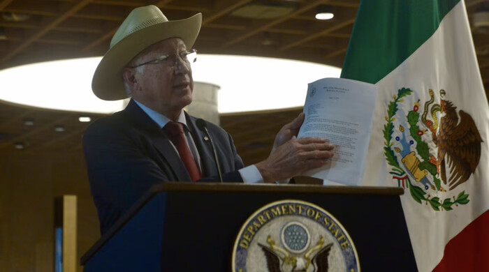 #Video | Ken Salazar responde a Gertz Manero sobre detención de El Mayo Zambada