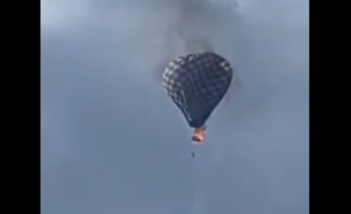 #Video | Muere una persona tras incendio de globo aerostático en festival de Zacatecas