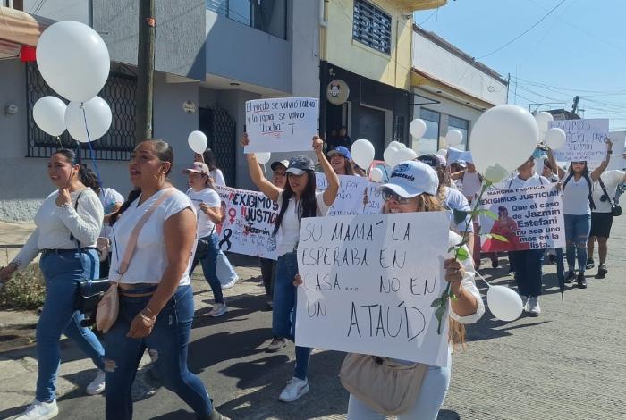 Video | Realizan marcha en exigencia de justicia para la menor Jazmín, asesinada el pasado fin de semana