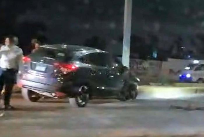 #Video | Se registra choque entre dos vehículos en el Libramiento Norte de Morelia