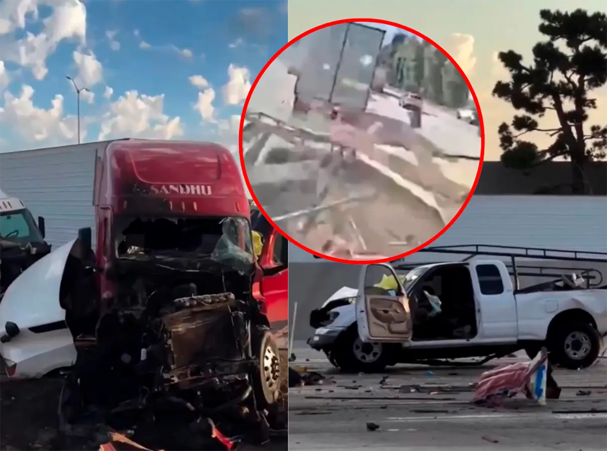 VIDEO |Tráiler provoca choque múltiple y deja tres muertos