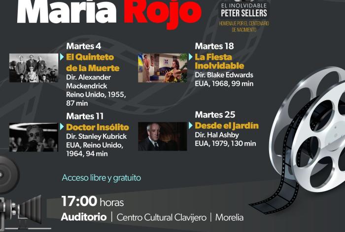 Videoteca María Rojo rinde homenaje al genio cómico Peter Sellers en Clavijero: Secum