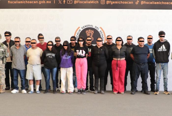 Vinculan a proceso a 18 personas detenidas en Angamacutiro y Puruándiro, tras captura de “El Señor de la T”