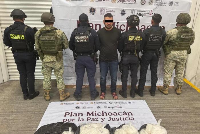 Vinculan a proceso a sujeto que transportaba 50 kg de metanfetamina en Morelia