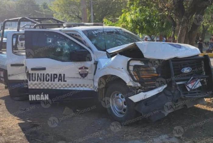 Ya son dos los policías mu3rt0s durante emboscada en Apatzingán