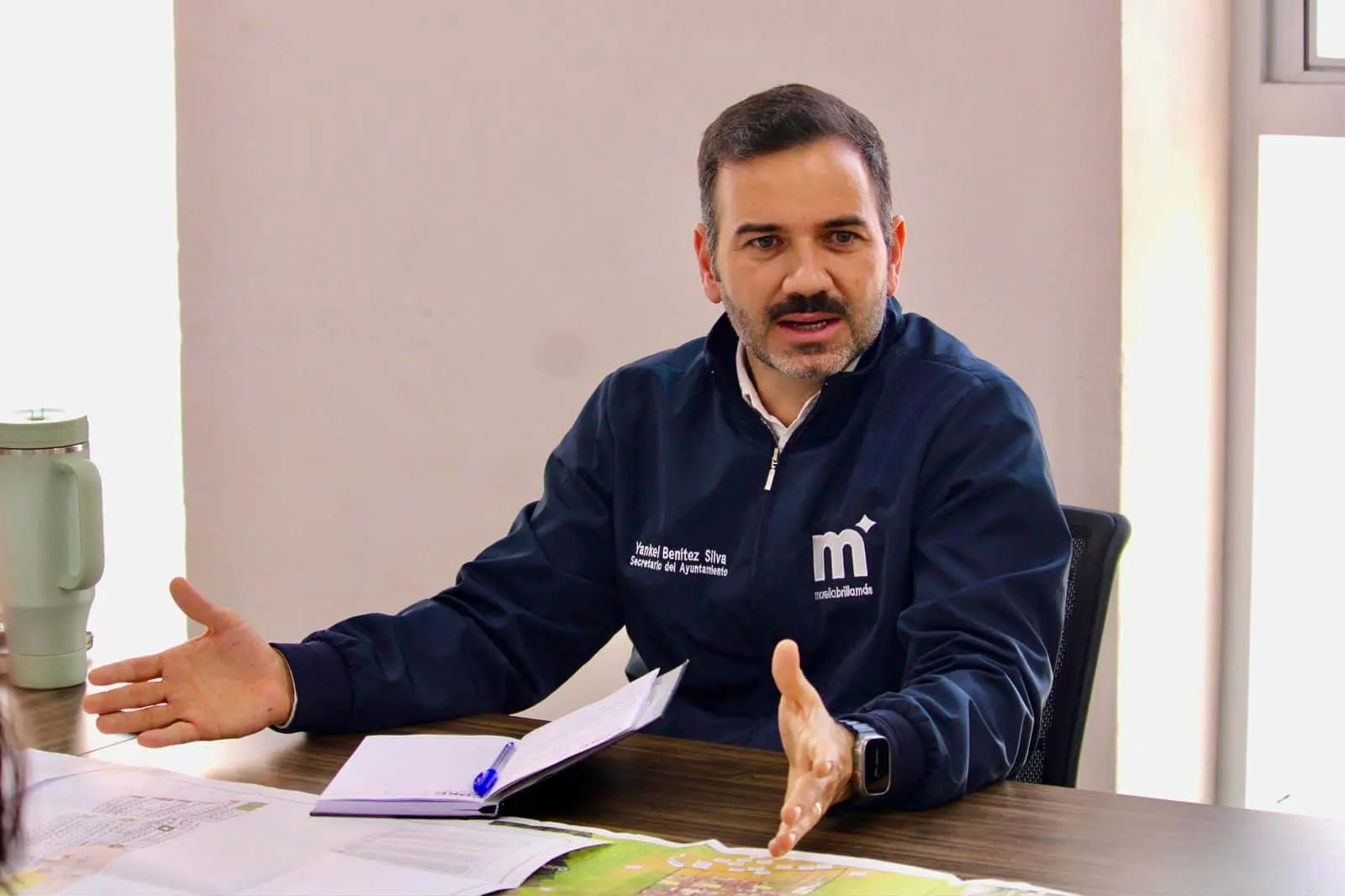  Yankel Benítez da seguimiento a proceso de regularización de colonia 13 de Abril