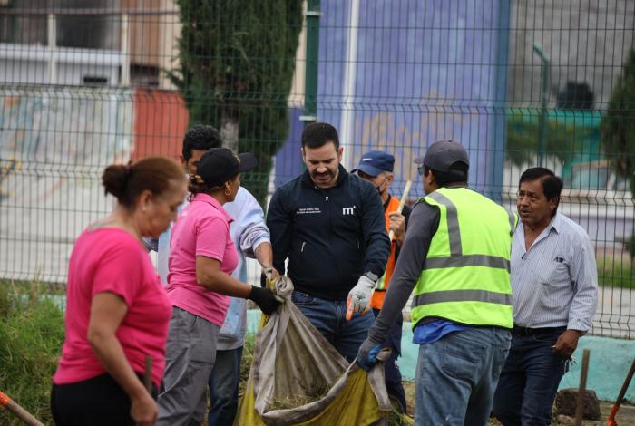 Yankel Benítez encabeza jornada de limpieza en colonia Ignacio Zaragoza