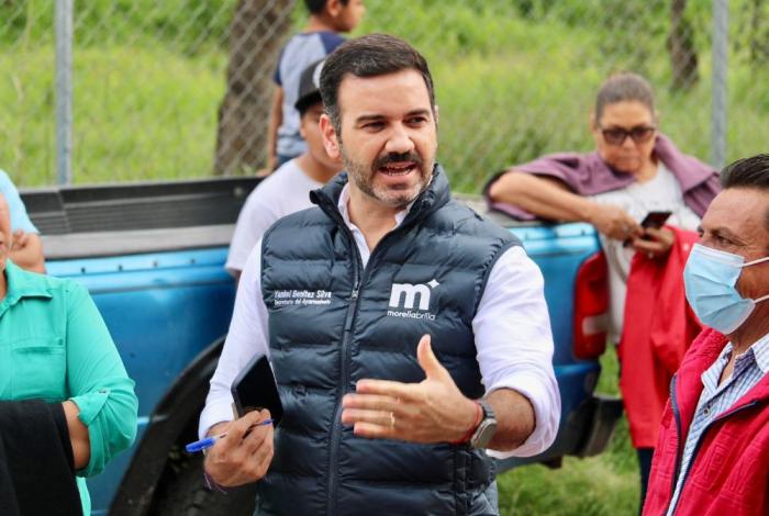 Yankel Benítez estrecha diálogo con habitantes de tenencia Morelos