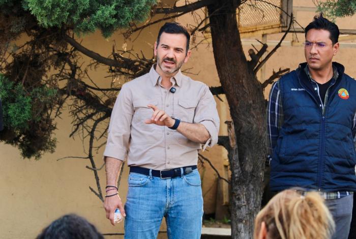 Yankel Benítez promueve el cuidado de las familias morelianas