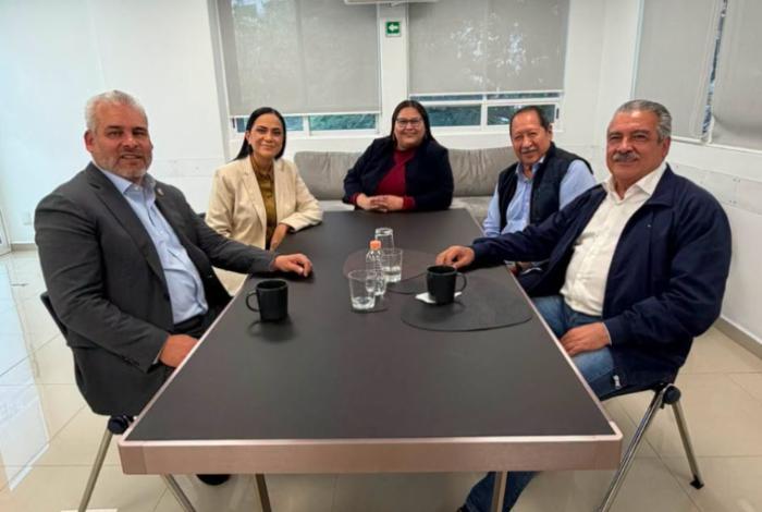 "Yo solicité una reunión por los ataques contra mí": Bedolla sobre reunión con Morón, Godoy y Montiel
