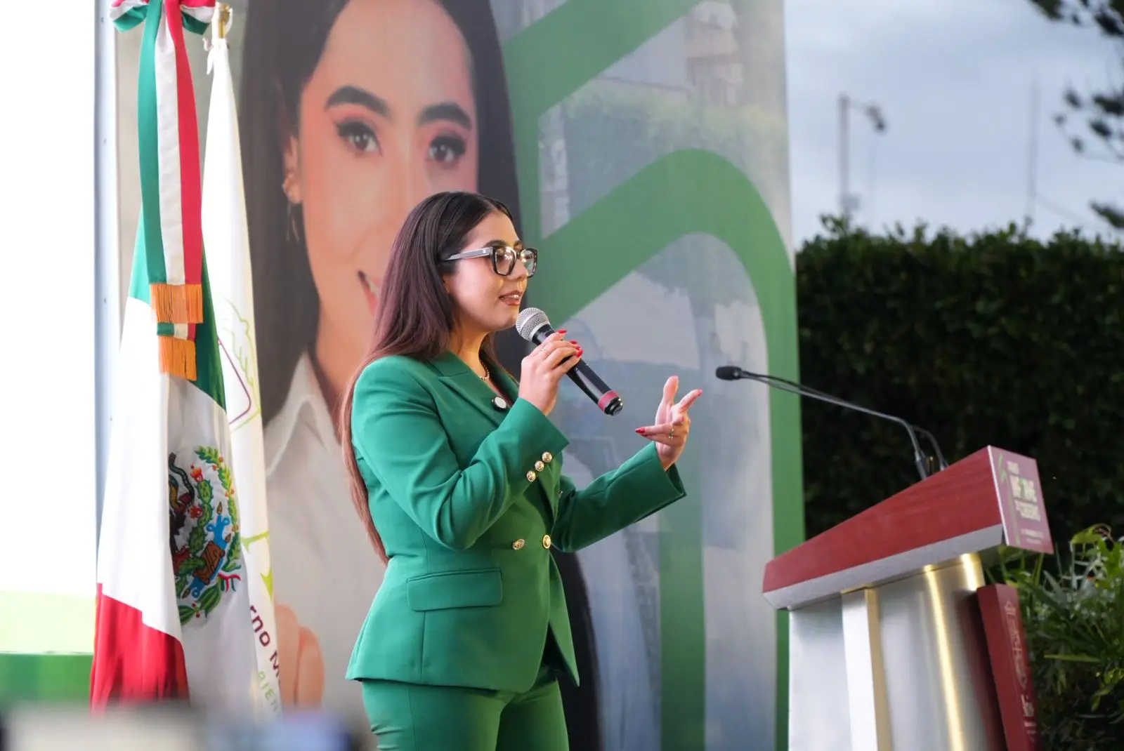 Yohana Mendoza, Presidenta de Ario rinde su primer Informe de Gobierno 