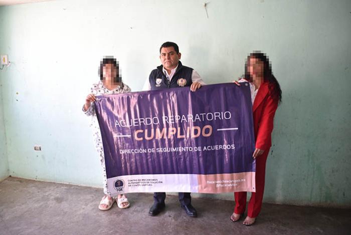 Yuritzi tiene una casa en Hacienda del Sol, en octubre alguien la rentó de forma ilegal; hoy la FGE se la devolvió