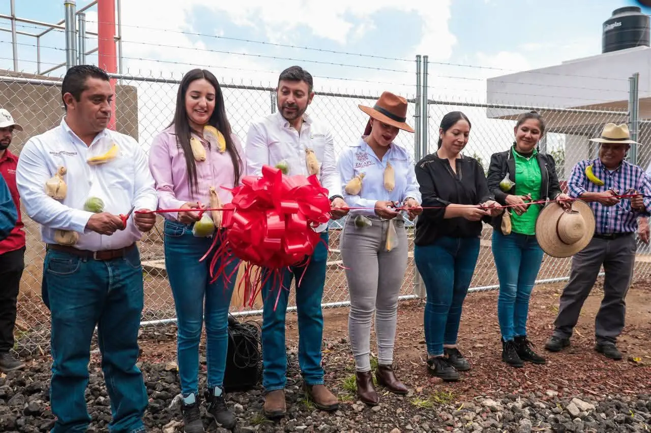  Zacapu avanza con obras históricas, Mónica Valdez inaugura Planta de Tratamiento de Aguas Residuales en Buena Vista