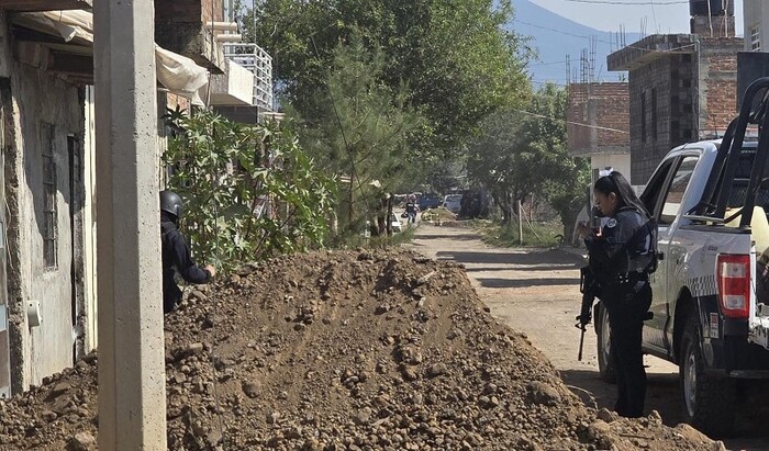 Zamora: Delincuentes agreden a balazos a elementos de la GC en la colonia Ferrocarril