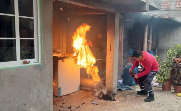 Zitácuaro: Explota cilindro de gas; hay un lesionado
